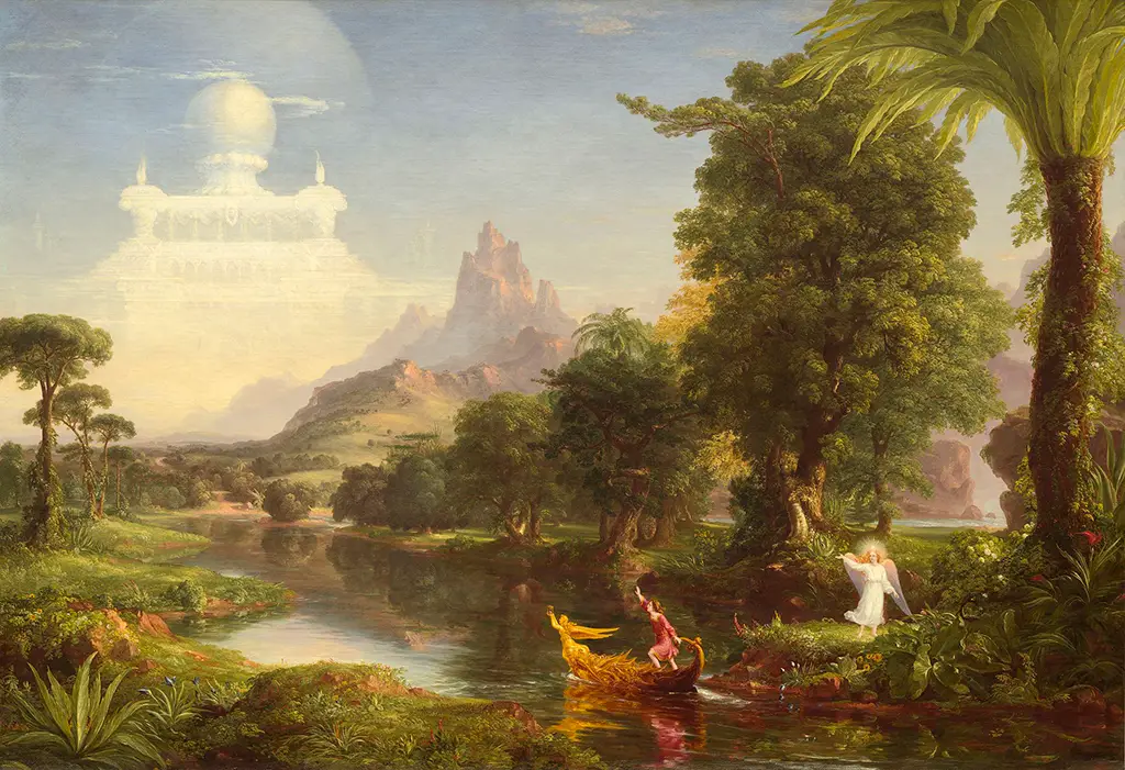 The Voyage of Life - Youth in Detail Thomas Cole